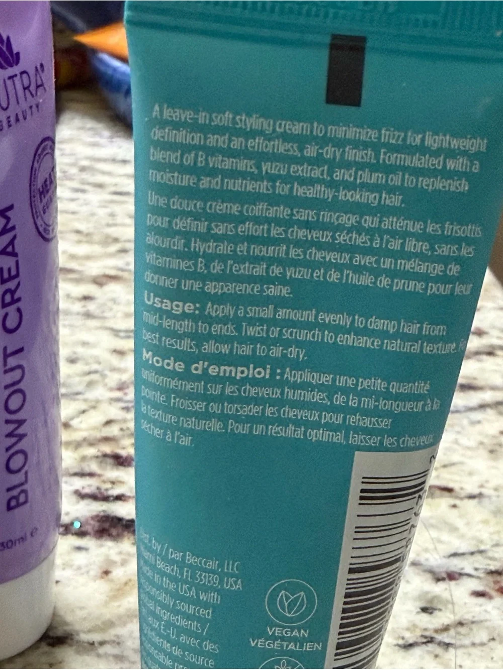 Set of 3 Style + Treat Travel-Size Tubes of hair care. 2 Briogeo and 1 Sutra